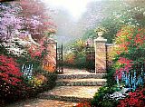Thomas Kinkade Victorian Garden painting